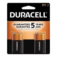 Duracell 9V  Alkaline Batteries 2pk Coppertop