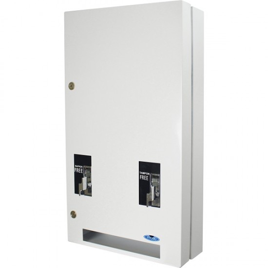 Surface Mounted Double Napkin/Tampon Vendor $0.Mechanism - 1.AIB2706