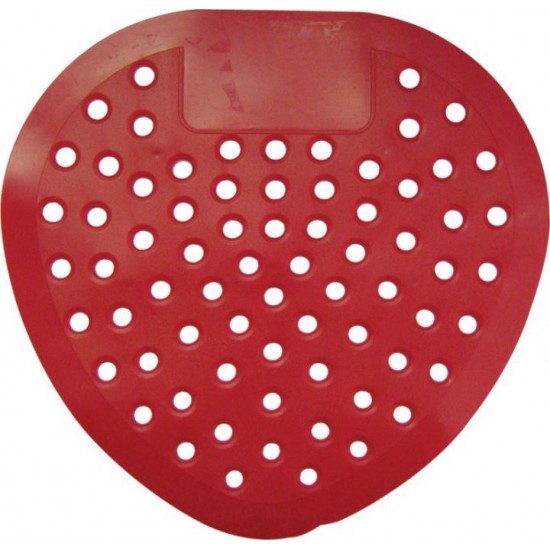 Deluxe Deodorizing Urinal Screen, Red/Cherry