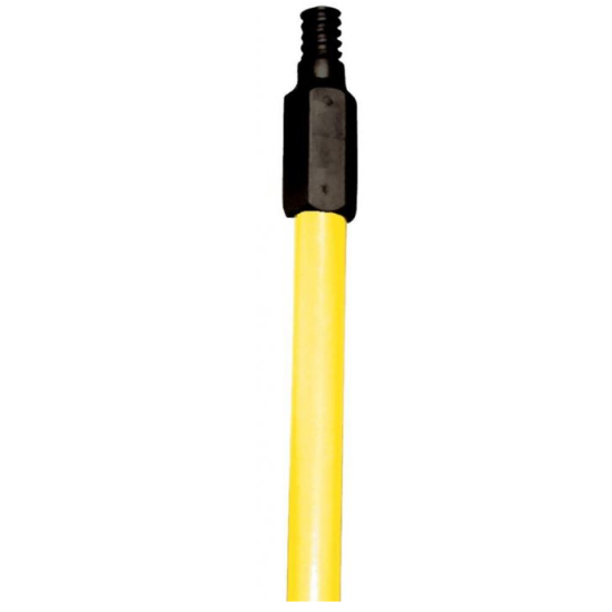 Yellow Fibreglass Handle with Threaded Tip, 60' L