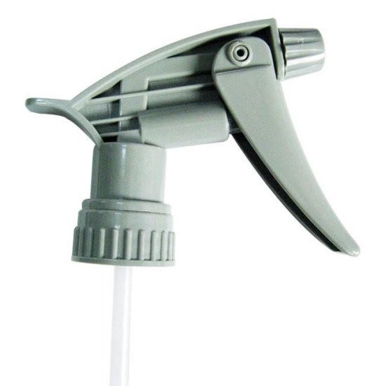 High Output Hard Chemical Trigger Sprayer, Grey