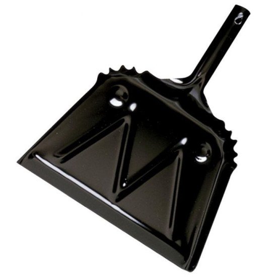 12' Dust Pan Metal Black