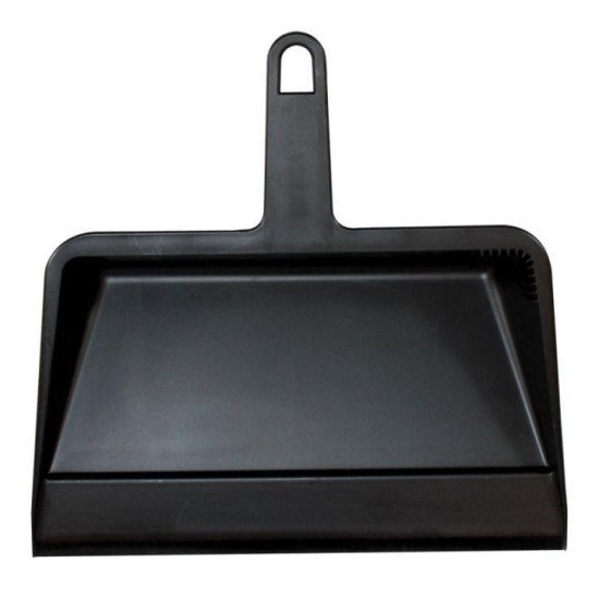 Black Plastic 12' Dust Pan