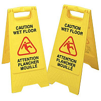 Wet Floor Sign Caution Message Wet Floor Sign Caution Message