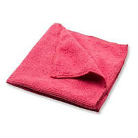 Microfiber Cleaning Cloth, Red 16x16in Microfiber Cleaning Cloth, Red 16x16in
