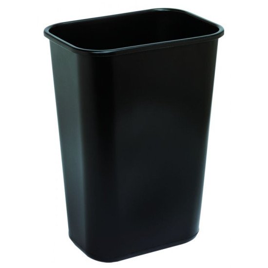 41 Qt Black Waste Basket