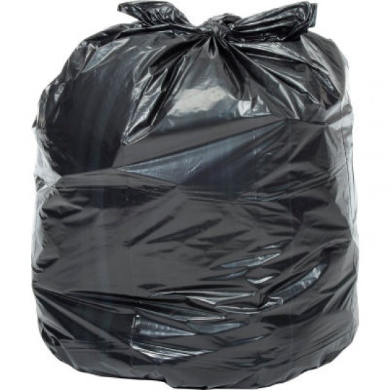 22x24 Black Regular Garbage Bags 500/cs - 5.FOR2224BR
