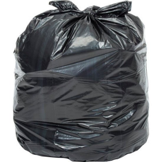 30x38 Black Regular Garbage Bags 250/cs