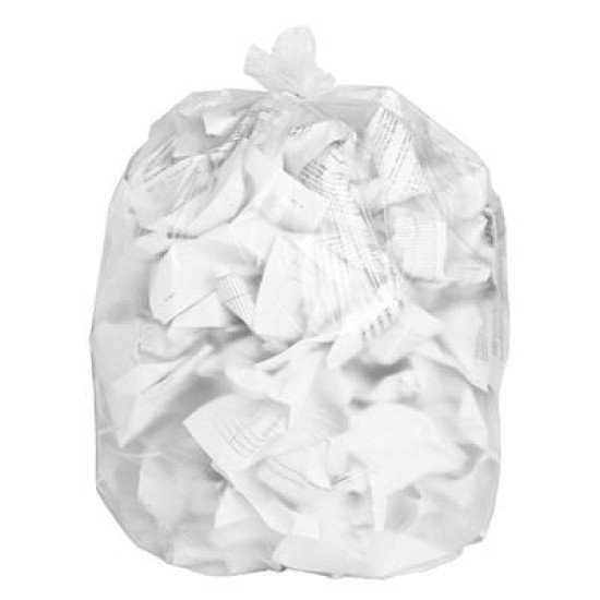 42x48 Clear Strong Garbage Bags100/cs