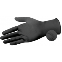 Small Nitrile Powder-Free Disposable Black Gloves 5MIL