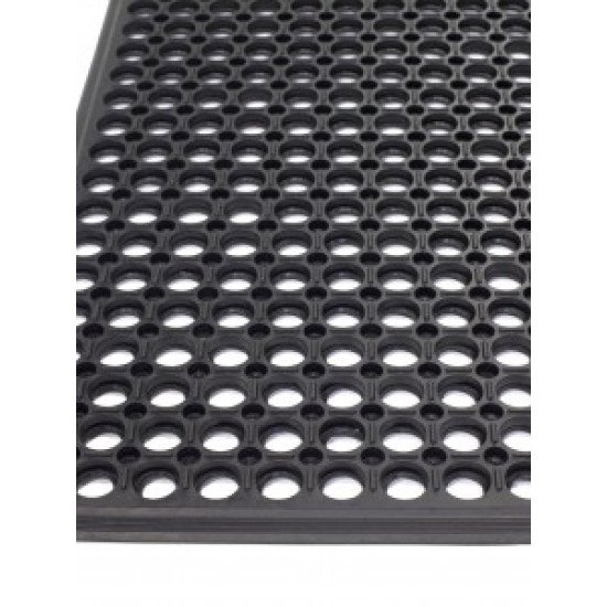 Floor Mat Competitor Series Light Black 3x5ft Individual 7/8thick