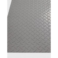 Diamond Vinyl Rubber Mat 3x2 ft 1/8in thick