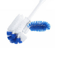 Deluxe Toilet Brush and Caddy Set with Dual Cleaner Head 16' Deluxe Toilet Brush and Caddy Set with Dual Cleaner Head 16'