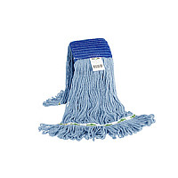 Syn-Pro® Synthetic Looped End Wet Mop Wide Band Blue 12oz Bagged S Syn-Pro® Synthetic Looped End Wet Mop Wide Band Blue 12oz Bagged S