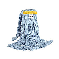 24oz, Looped End- Narrow Band, Blue (Synthetic) Wet Mop 24oz, Looped End- Narrow Band, Blue (Synthetic) Wet Mop