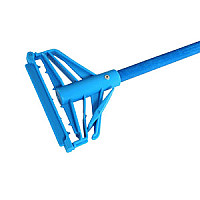 Quick Release 60' Fiberglass Mop Handle Blue Quick Release 60' Fiberglass Mop Handle Blue