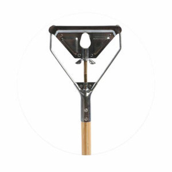 Metal Head W/Wingnut 60' Wood Handle Mop Stick