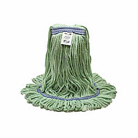 Wet Mop Head 16 oz, Small, Narrow Band, Green Wet Mop Head 16 oz, Small, Narrow Band, Green