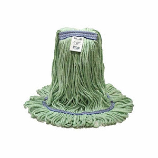 Wet Mop Head 16 oz, Small, Narrow Band, Green