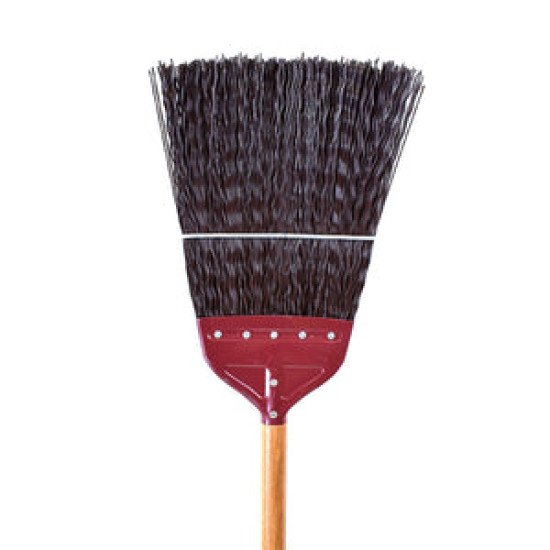 Railroad Track Broom w/48' Wood Handle