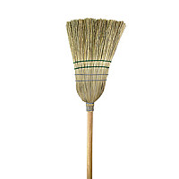 Heavy-Duty Corn Broom, 2 Wire 2 String Heavy-Duty Corn Broom, 2 Wire 2 String