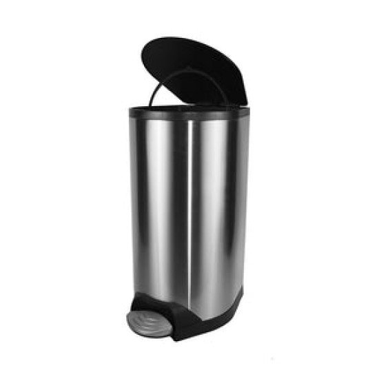 20L Step On Container Stainless Steel with Soft Close Lid