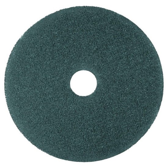 14' Green Scrubbing Floor Pad 5/bx