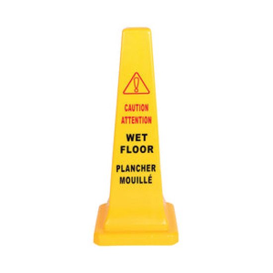 Large Safety Cone English/French - 36'H