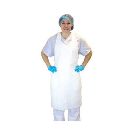 Polyethylene Apron White 100/Pk