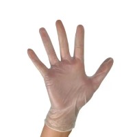 Vinyl Gloves, Large 4mil Powder-Free, Clear