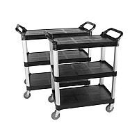 Utlity Cart Large- Black 40'L x 19.75'W x 37H
