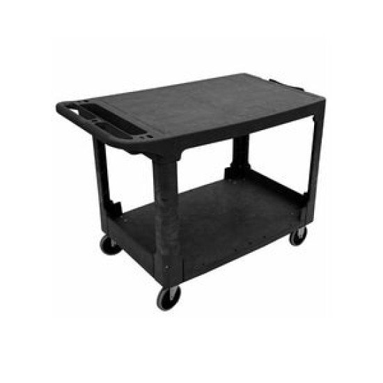 HD Flat Shelf Utility Cart Large 550lbs Capacity - 44''x 25-1/4''x 32-1/4''