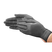 Nitrile Gloves, Large, 5mil Powder Free, Black Nitrile Gloves, Large, 5mil Powder Free, Black