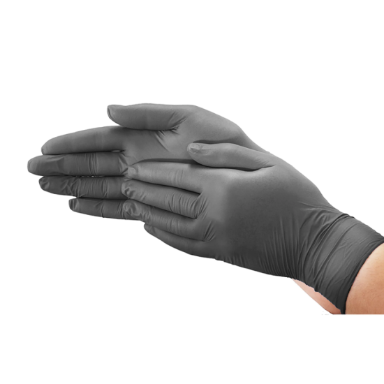 Nitrile Gloves, X-Large, 5mil Powder Free, Black