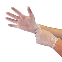 Vinyl Gloves, Small 4 mil Powder-Free, Clear Vinyl Gloves, Small 4 mil Powder-Free, Clear