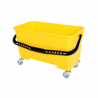 Window Cleaning Bucket with Sediment Screen and Casters