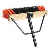 36' Extra-Stiff Heavy Duty Ryno Pushbroom Complete w/ Brace 36' Extra-Stiff Heavy Duty Ryno Pushbroom Complete w/ Brace