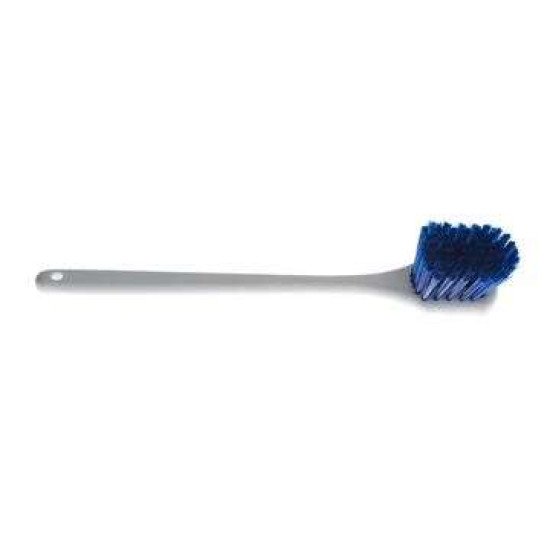 Long Handle Pot Brush, White Fibre