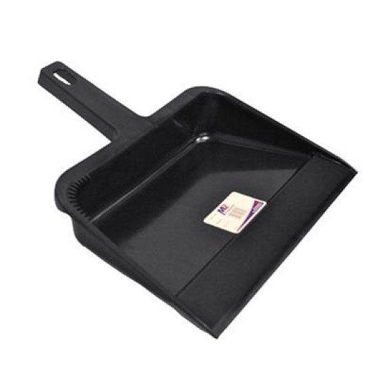 Dustpan Plastic Black 12'