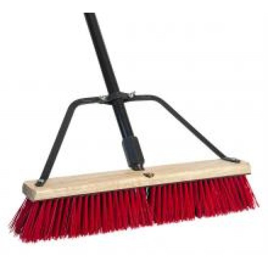 Black Mix & Bassine Centre Broom Wood 24'