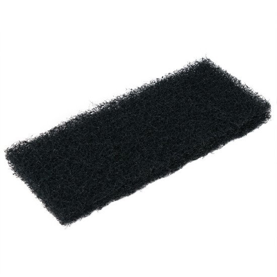 Black Utility Pad Coarse, 9.9 x 4.6 x 0.9'