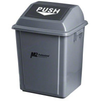 Garbage Container Square w/Lid 25L (22x24 Bag)
