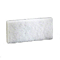 Doodlebug White Floor Scrubbing Pad 4.65 x 10