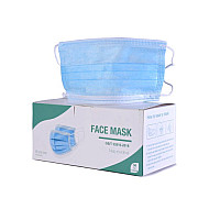 Disposable Face Masks, 3-Ply, 50 Packs Disposable Face Masks, 3-Ply, 50 Packs