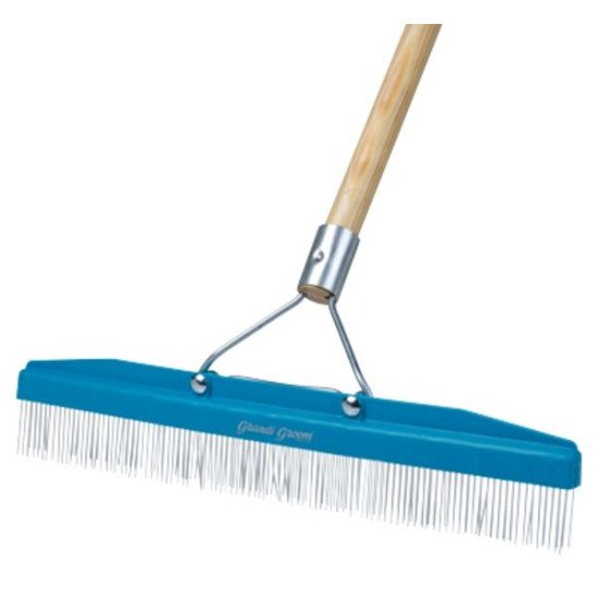 Grandi Groom Carpet Rake Head 18in with handle