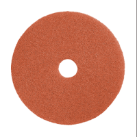 19in Peach Burnishing Floor Pad Cs/5
