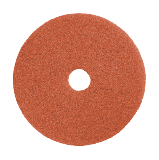 19in Peach Burnishing Floor Pad Cs/5 - 3.A23-19