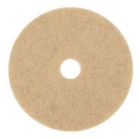 10in Tan buffing Pads Cs/5