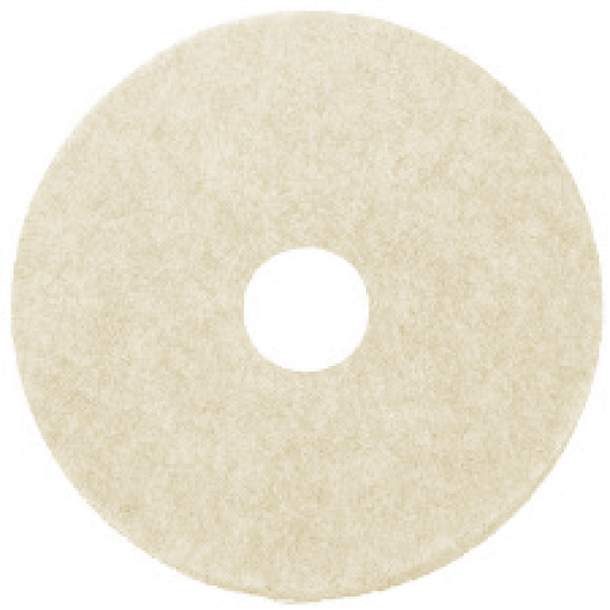 27in Beige Polythermal Ultra Hi Speed Burnishing Pads Cs/2