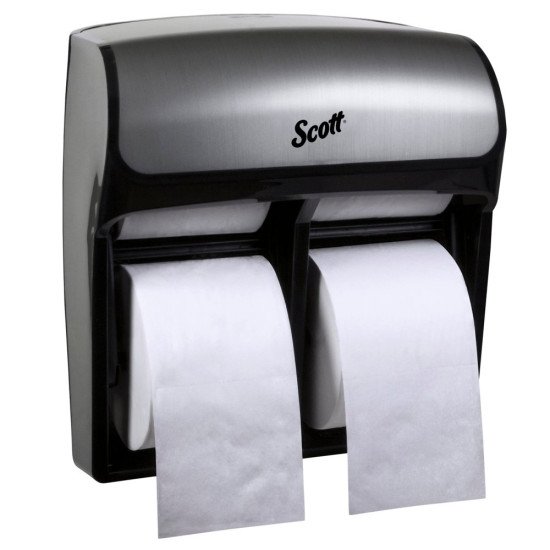 Scott® Pro Single Roll Toilet Paper Dispenser - Stainless (Refill: 04007)   -   ON LOAN